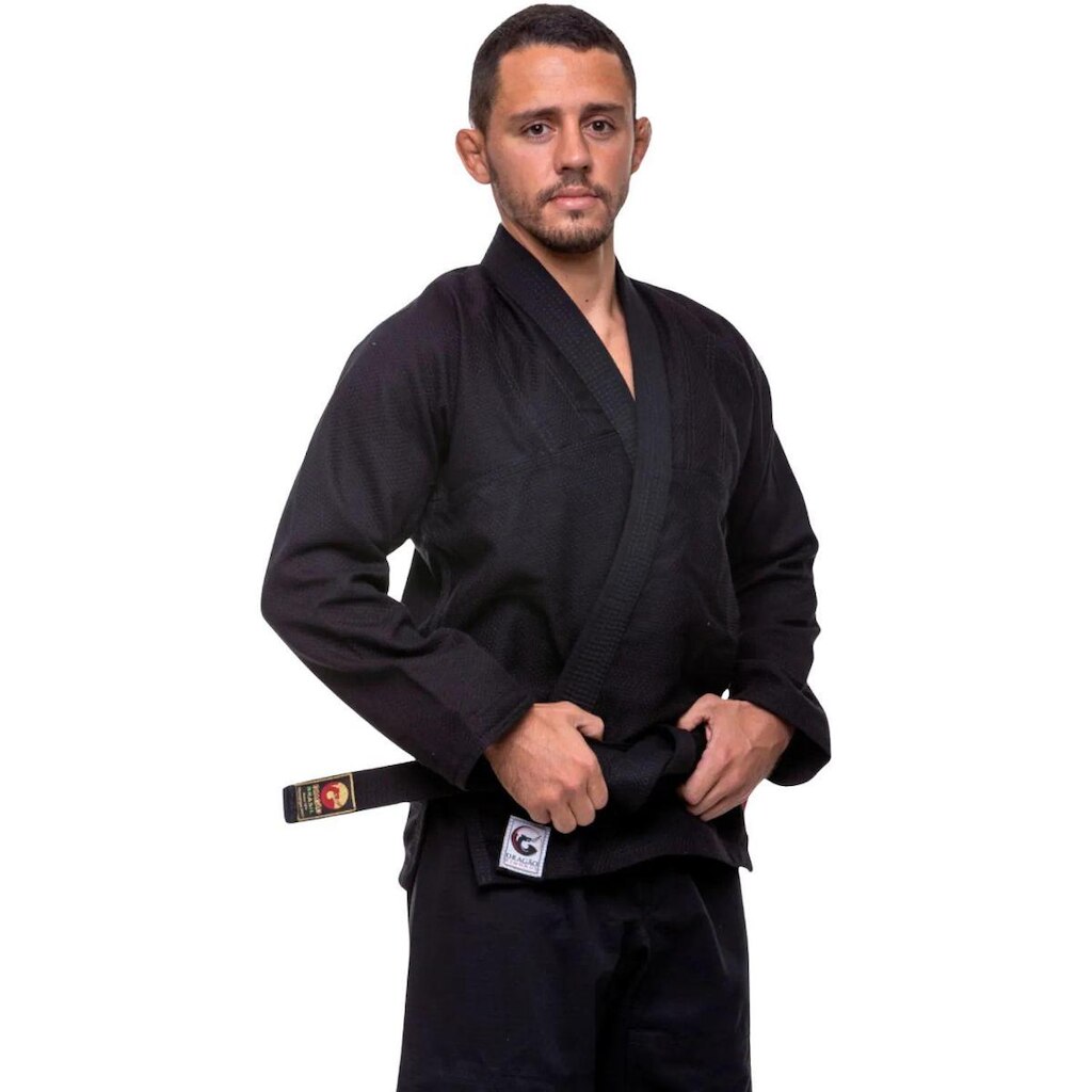Kimono Jiu Jitsu Dragão Trançado Preto