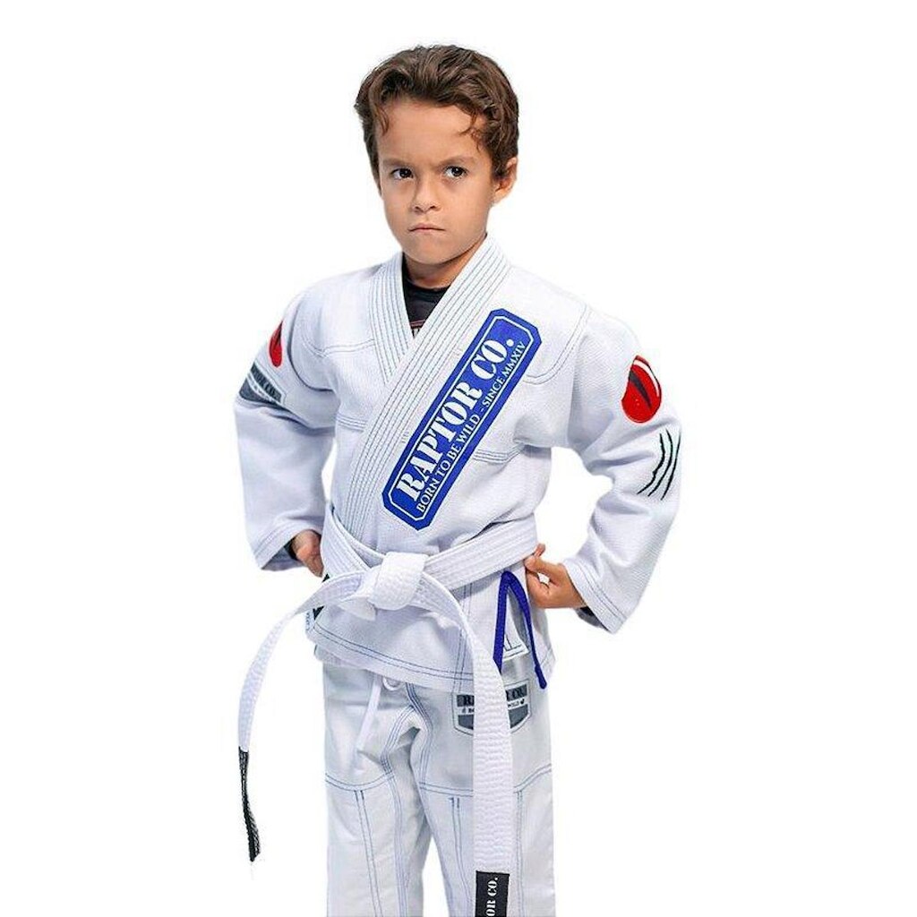 Kimono Jiu Jitsu Infantil Branco Raptor | Born