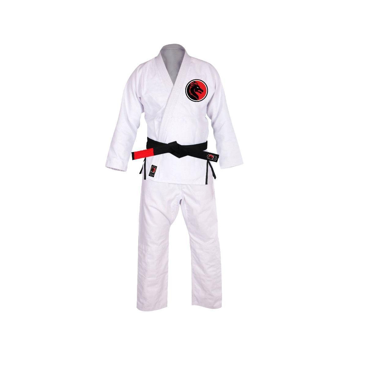 Kimono Jiu jitsu Infantil Trançado Blackdragon Menor preço em Kimono Jiu jitsu Infantil Trançado Blackdragon
