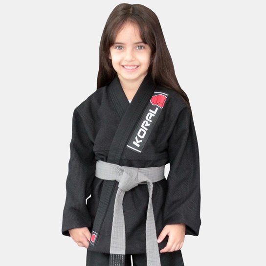 Kimono Jiu Jitsu Koral Infantil Trançado - Preto é ruim? Kimono Jiu Jitsu Koral Infantil Trançado - Preto é boa?