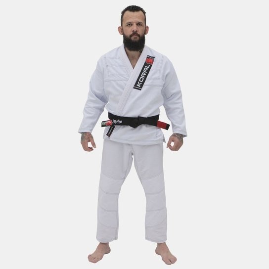 Kimono Jiu Jitsu Koral One - Branco é ruim? Kimono Jiu Jitsu Koral One - Branco é boa?
