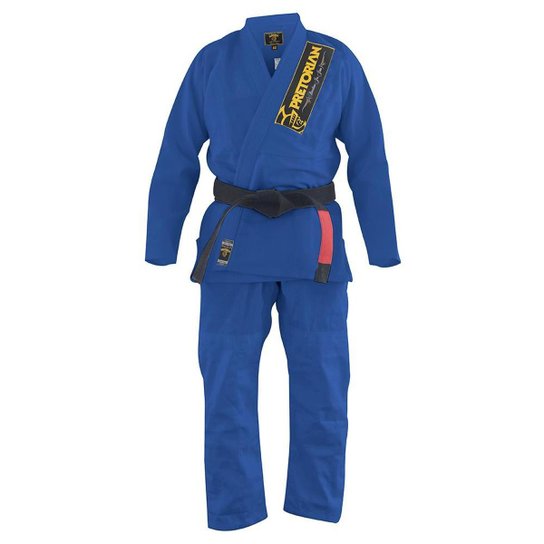 Kimono Jiu Jitsu Masculino Adulto Classic - Pretorian - Azul Menor preço em Kimono Jiu Jitsu Masculino Adulto Classic - Pretorian - Azul