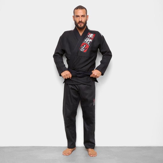 Kimono Jiu Jitsu Naja Choke - Preto Menor preço em Kimono Jiu Jitsu Naja Choke - Preto