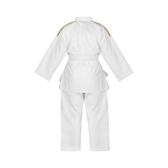 Kimono Judo adidas Contest J650 Branco e Dourado