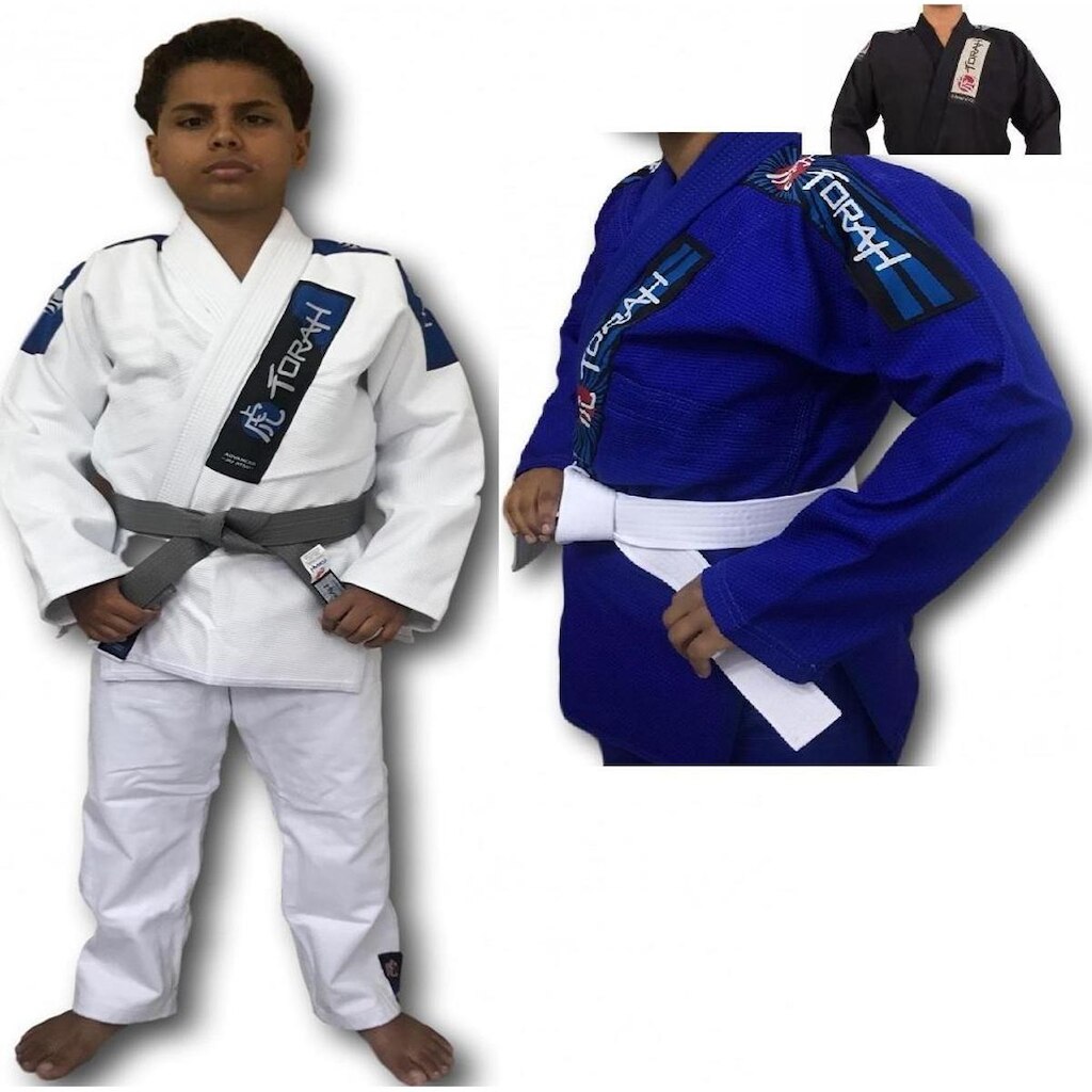 Kimono Trançado Plus Jiu Jitsu Torah - Infantil