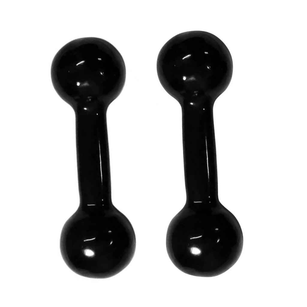 Kit 01 Par Halter Peso Emborrachado 1Kg Unibrás