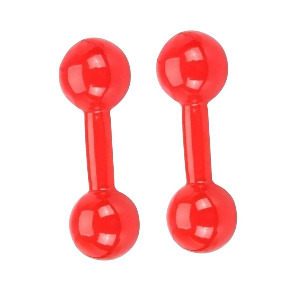 Kit 01 Par Halter Peso Emborrachado 1Kg Unibrás