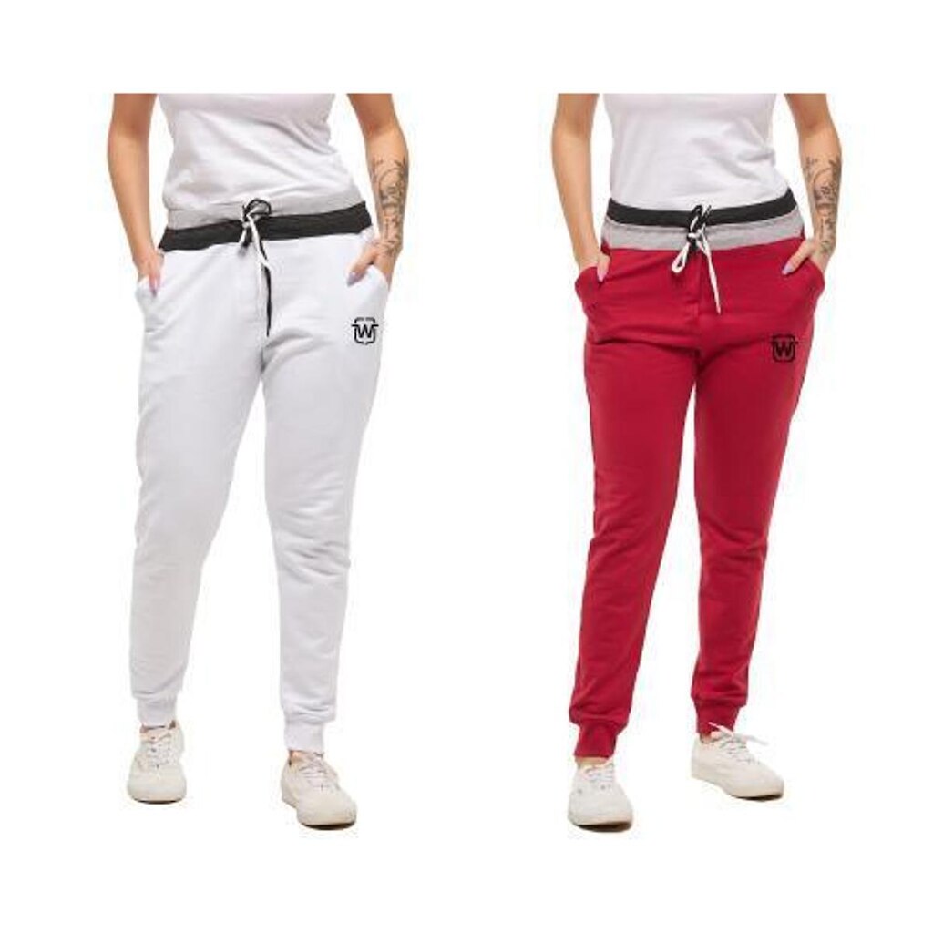 KIT 02 CALÇAS DE MOLETOM FEMININA WOOKS SKINNY CONFORT - WM13