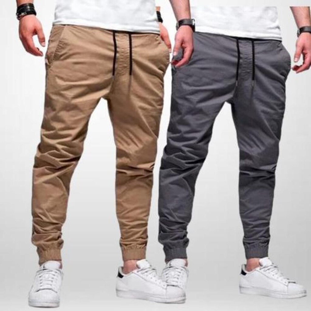 Kit 02 Calças Usemoda Jogger Jeans Sarja Masculina