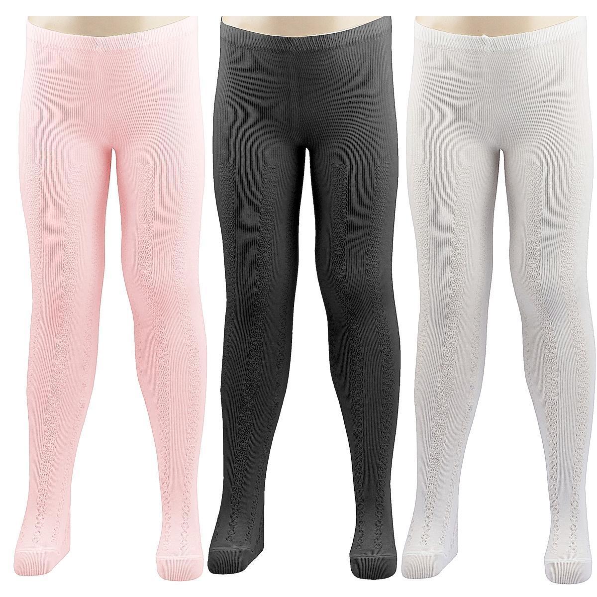 Kit 03 Meia Calça Infantil Menina Elos Algodão Netkids Dallf Menor preço em Kit 03 Meia Calça Infantil Menina Elos Algodão Netkids Dallf