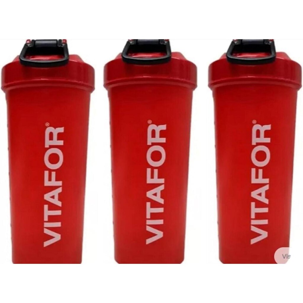 Kit 03 Unidades De Coqueteleira  600Ml  Vitafor