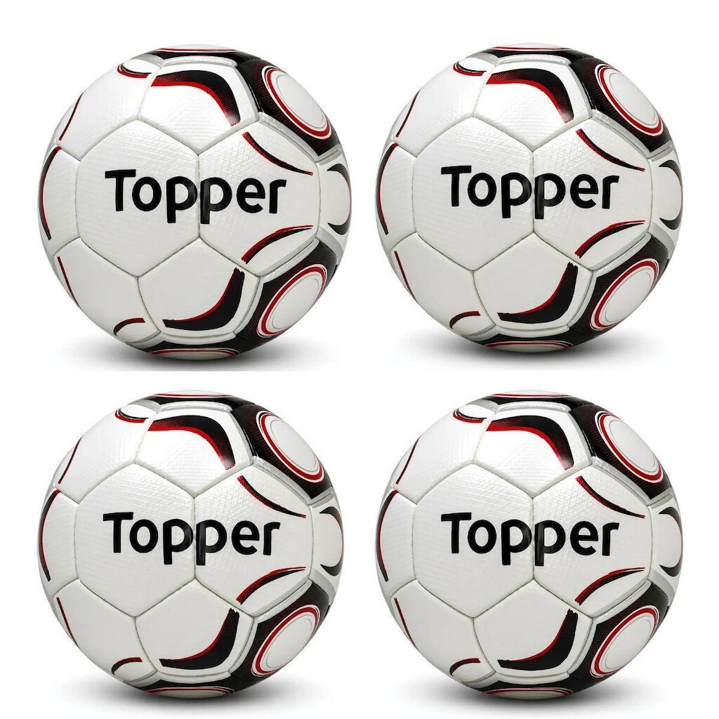 Kit 04 Bola De Futebol Society Topper Maestro PRO
