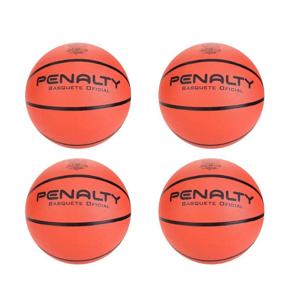 Kit 04 Bolas de Basquete Penalty Oficial Playoff IX
