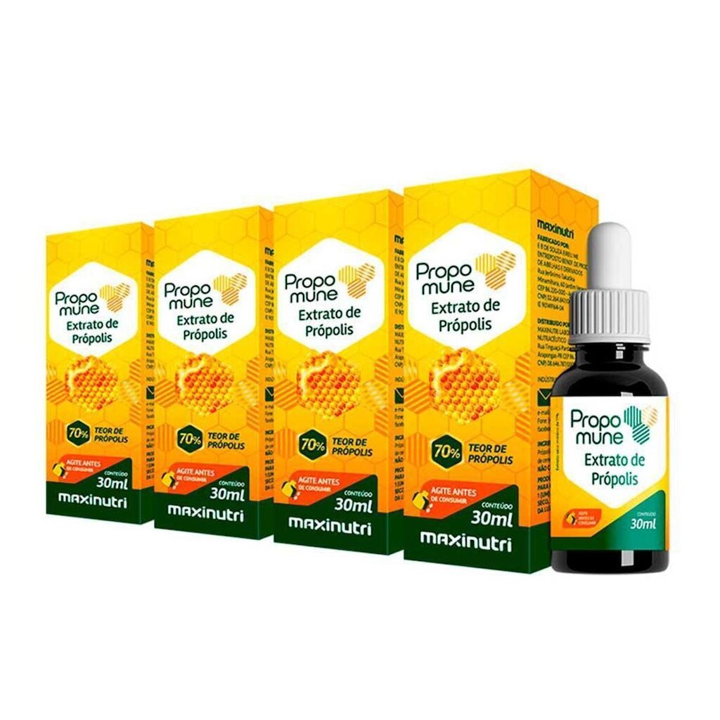 Kit 04 Propomune 30ml Concentrado Maxinutri