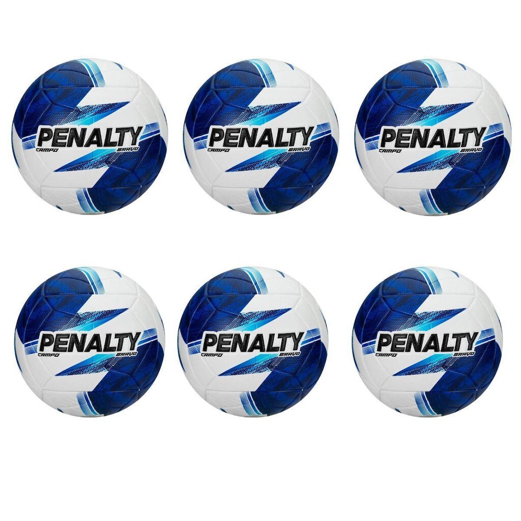 KIT 06 Bola De Futebol Campo Penalty Bravo XXVI