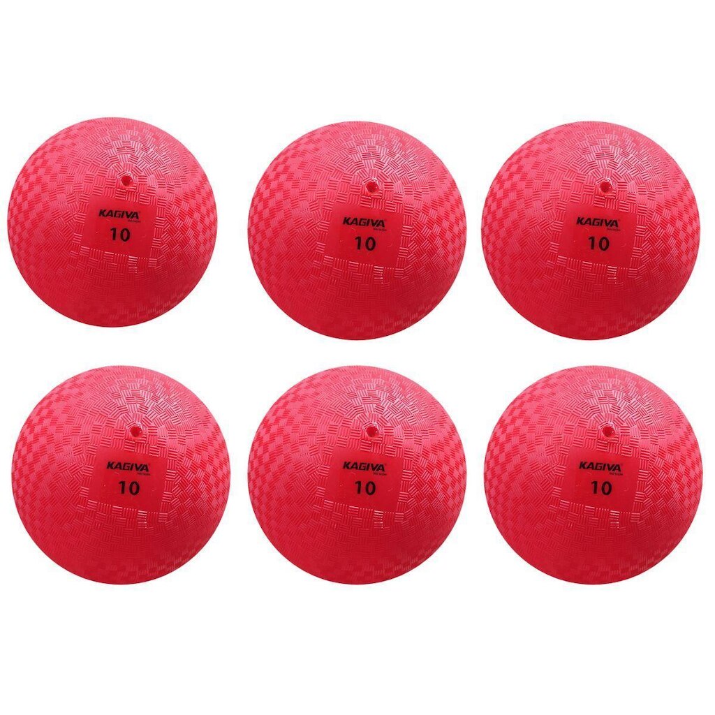 Kit 06 Bola De Iniciação Kagiva N°10 De Borracha