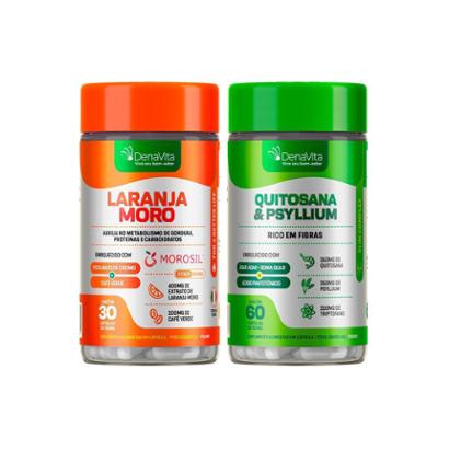 Kit Extrato Laranja + Quitosana com Psyllium