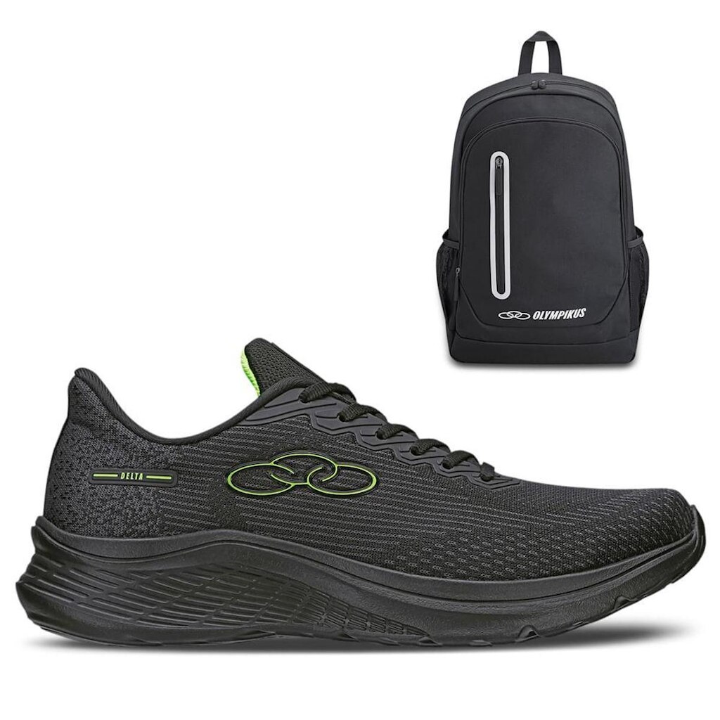 Kit 1 Tênis Olympikus Delta e 1 Mochila Braze