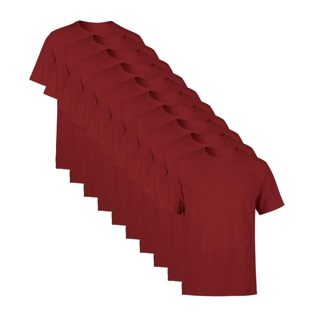 Kit 10 Camisetas Masculina Lisa Premium 100% Algodão