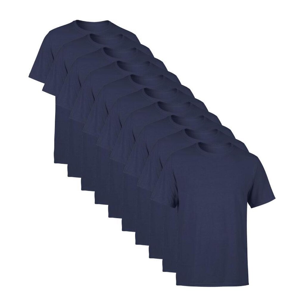 Kit 10 Camisetas Masculina Lisa Premium 100% Algodão
