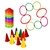 Kit 10 Cones + 10 Half Cone + 8 Argolas Funcional - Vermelho+Verde
