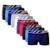 Kit 10 Cueca Box Boxer Sem Costura Sortidas - Sortido