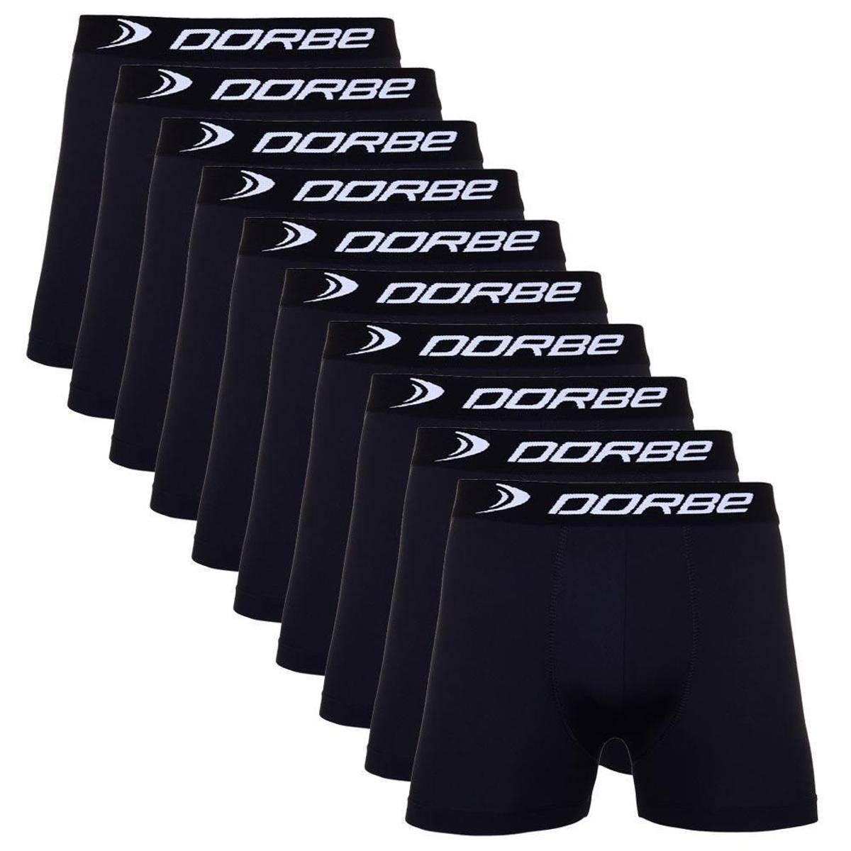 Kit 10 Cuecas Dorbe Boxer Microfibra