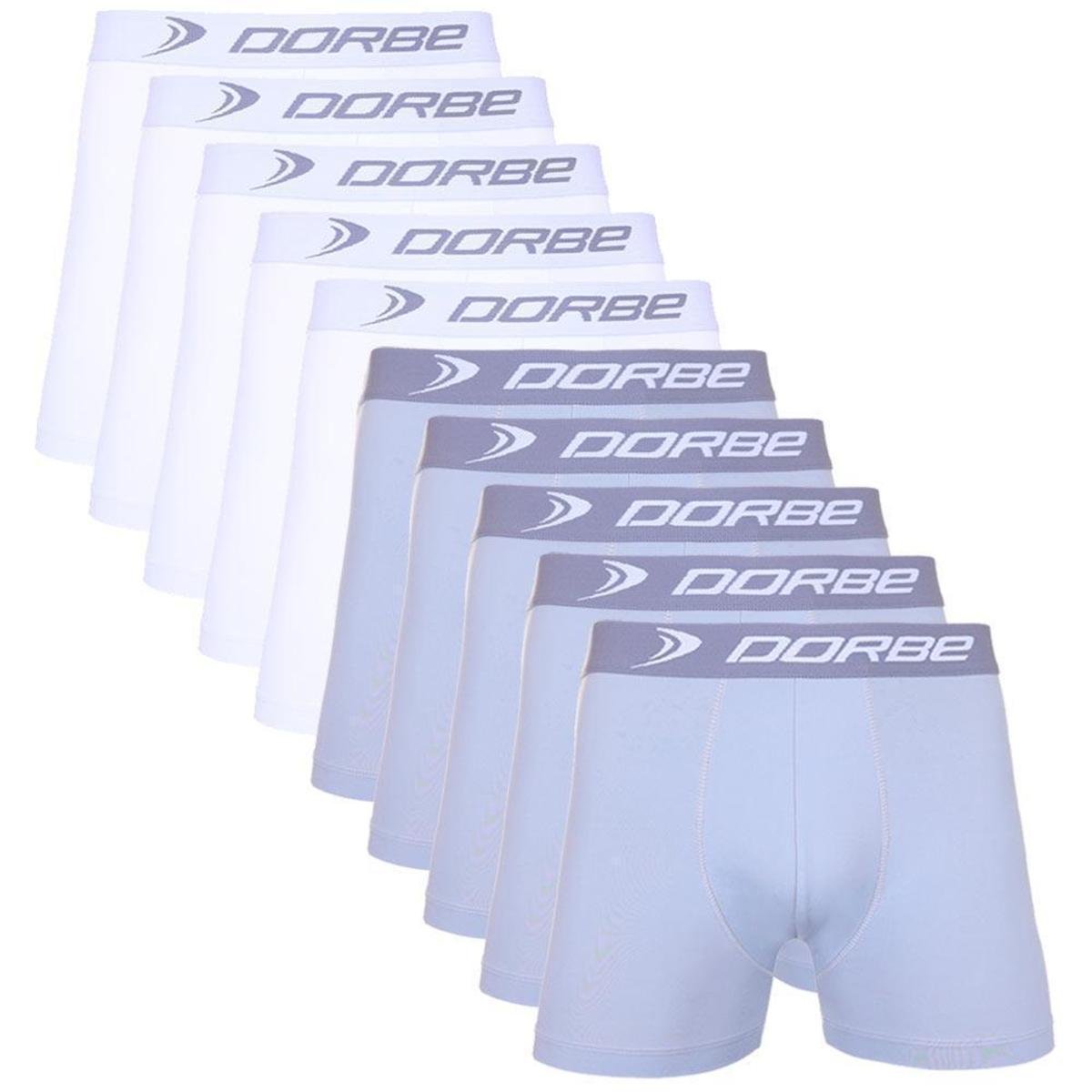 Kit 10 Cuecas Dorbe Boxer Microfibra