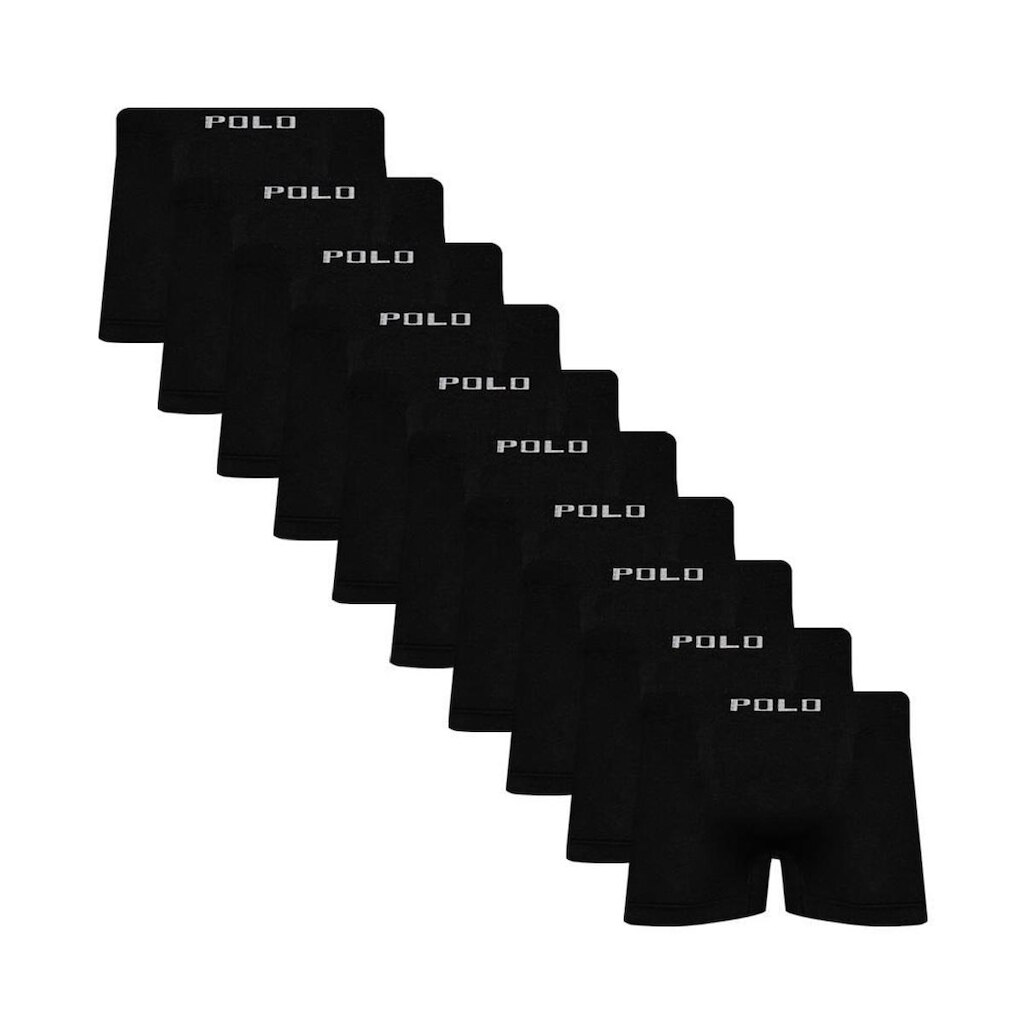 Kit 10 Cuecas Polo Boxer Microfibra - POLO STAR