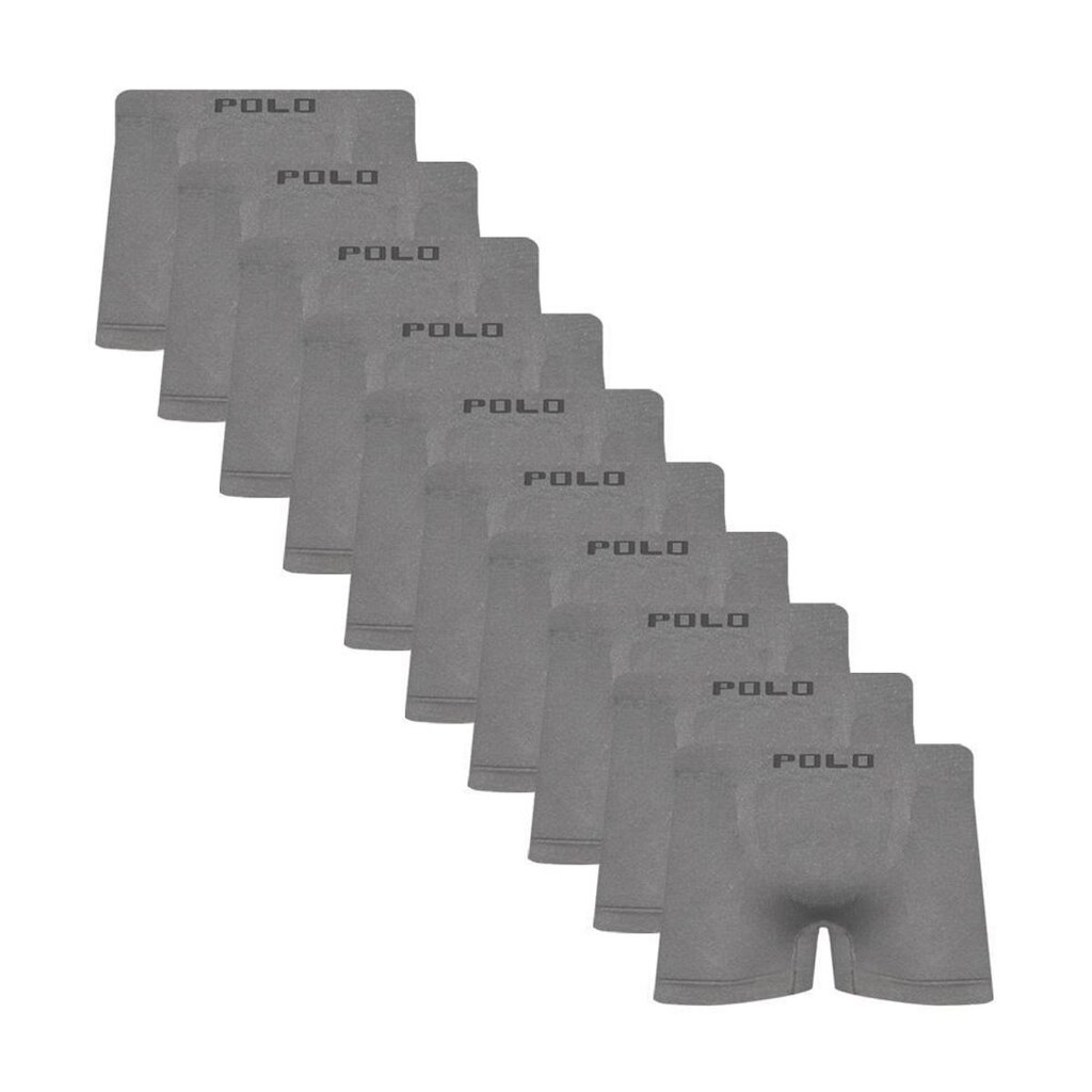 Kit 10 Cuecas Polo Boxer Microfibra - QLC SPORT