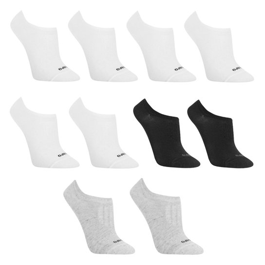 Kit 10 Pares Meia Lupo Cano Curto Au Sport - Branco+Cinza Menor preço em Kit 10 Pares Meia Lupo Cano Curto Au Sport - Branco+Cinza