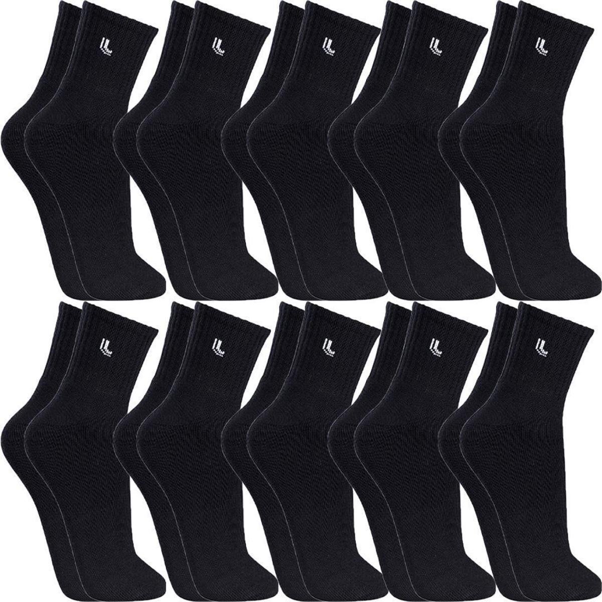 Kit 10 Pares Meias Lupo Cano Médio Alto Meia Masculina Algodão Original 3245 Menor preço em Kit 10 Pares Meias Lupo Cano Médio Alto Meia Masculina Algodão Original 3245