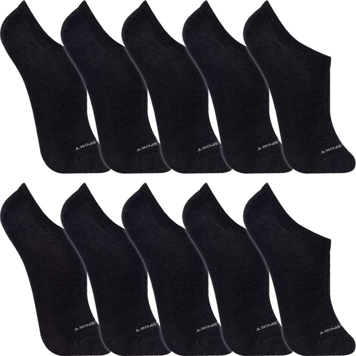 Kit 10 Pares Meias Lupo Sapatilha Cano Curto Baixo Meia Soquete Algodão Masculina Feminina Unissex