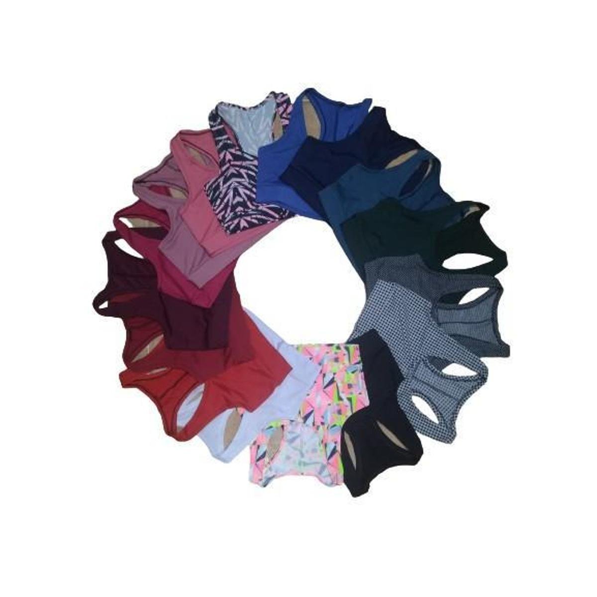 Kit 10 Top Suplex Atacado Fitness Academia Caminhada Revenda Menor preço em Kit 10 Top Suplex Atacado Fitness Academia Caminhada Revenda