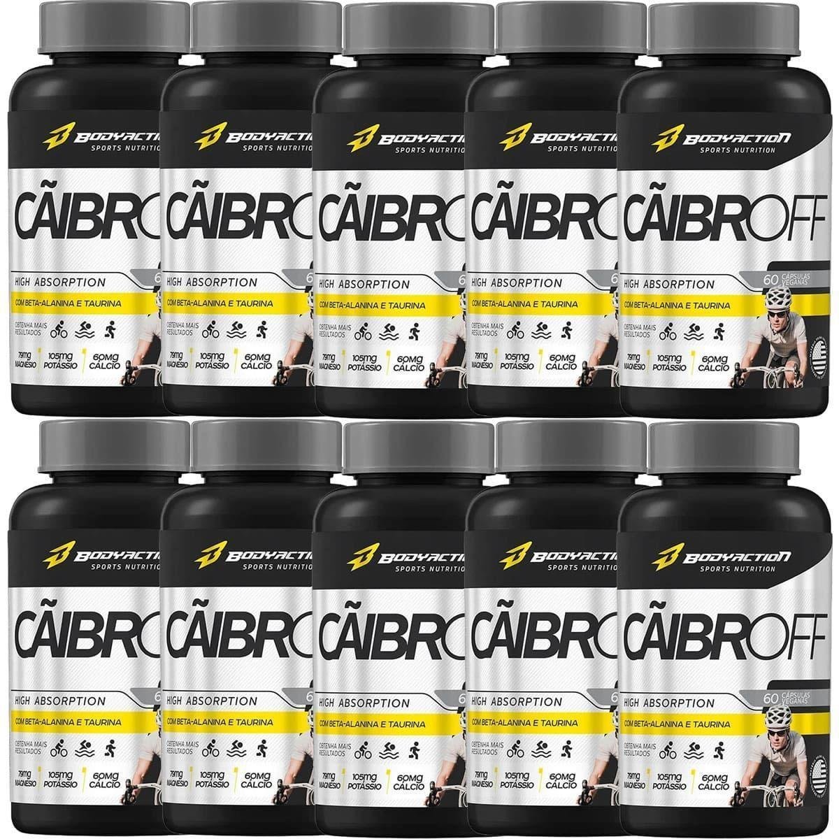 Kit 10X Cãibroff - 60 Cápsulas - BodyAction