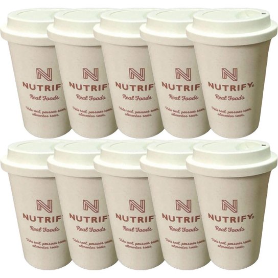 Kit 10X Copo Ecologico - 470ml - Nutrify