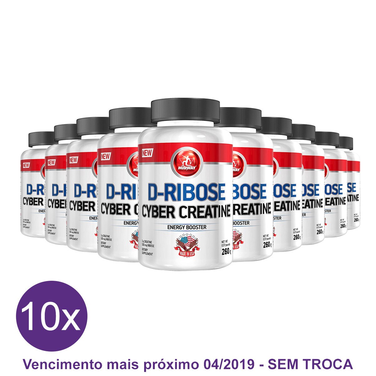 creatina midway netshoes