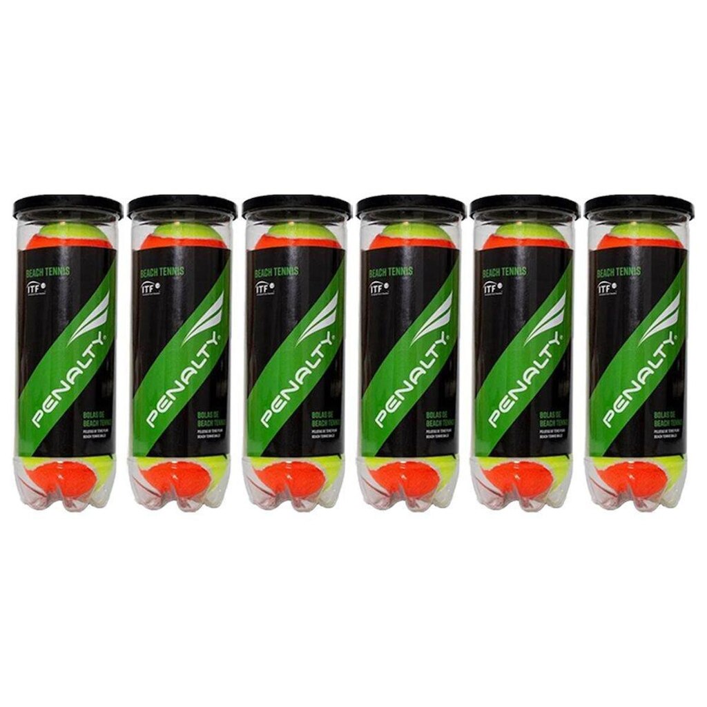 Kit 18 Bolas Penalty Beach Tennis XXII 6X3