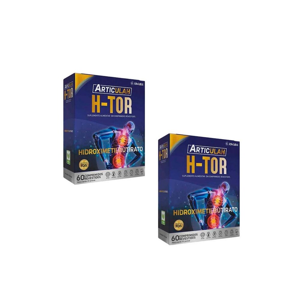 Kit 2 Articulah H-Tor Hidroximetilbutirato 2x60 comprimidos IDNLabs