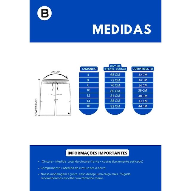 KIT 2 Bermuda Masculina Infantil Short Escolar Tactel com Elastano