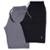 Kit 2 Bermuda Masculina Resina Short Moletinho Moletom Bermudas - Preto+Cinza