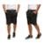 Kit 2 Bermudas Basica de Moletom Wooks Sport Fit - Preto