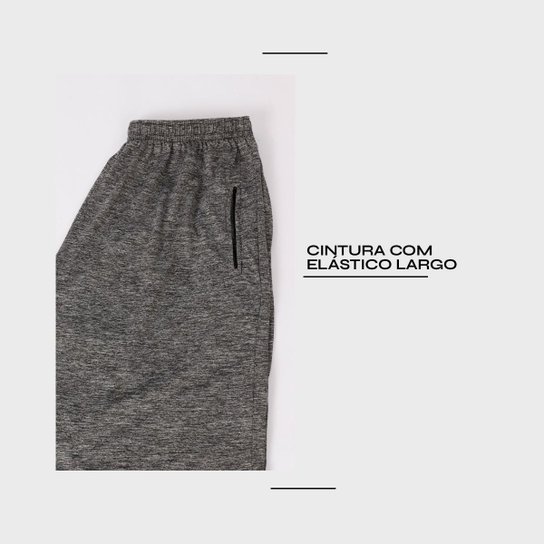 Kit 2 Bermudas Dry Plus Size Com Bolsos Shorts