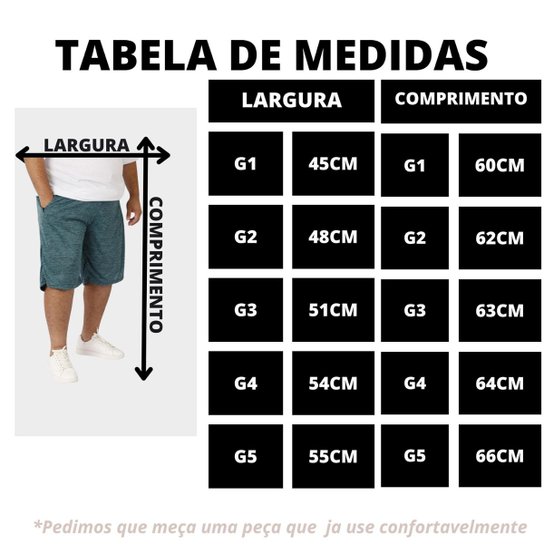 Kit 2 Bermudas Dry Plus Size Com Bolsos Shorts
