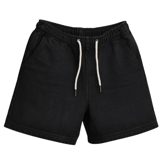Kit 2 Bermudas Jeans Masculinas Largas para Uso Casual com Bolsos Funcionais
