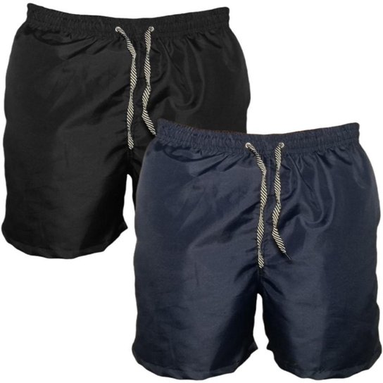 Kit 2 Bermudas Masculina Tactel Elástico Conforto Dia a Dia - Preto Menor preço em Kit 2 Bermudas Masculina Tactel Elástico Conforto Dia a Dia - Preto