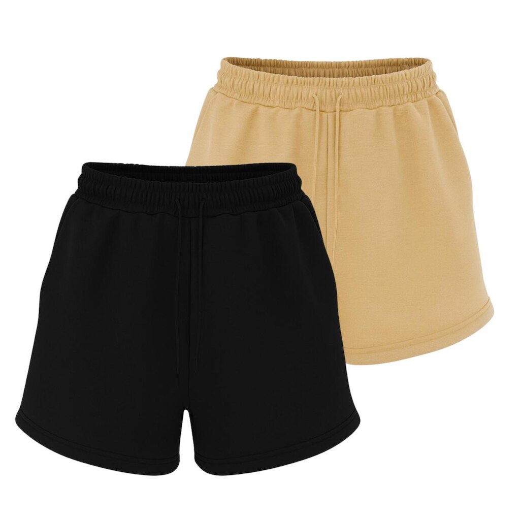 Kit 2 Bermudas Masculinas em Moletinho Casual com Bolsos Funcionais