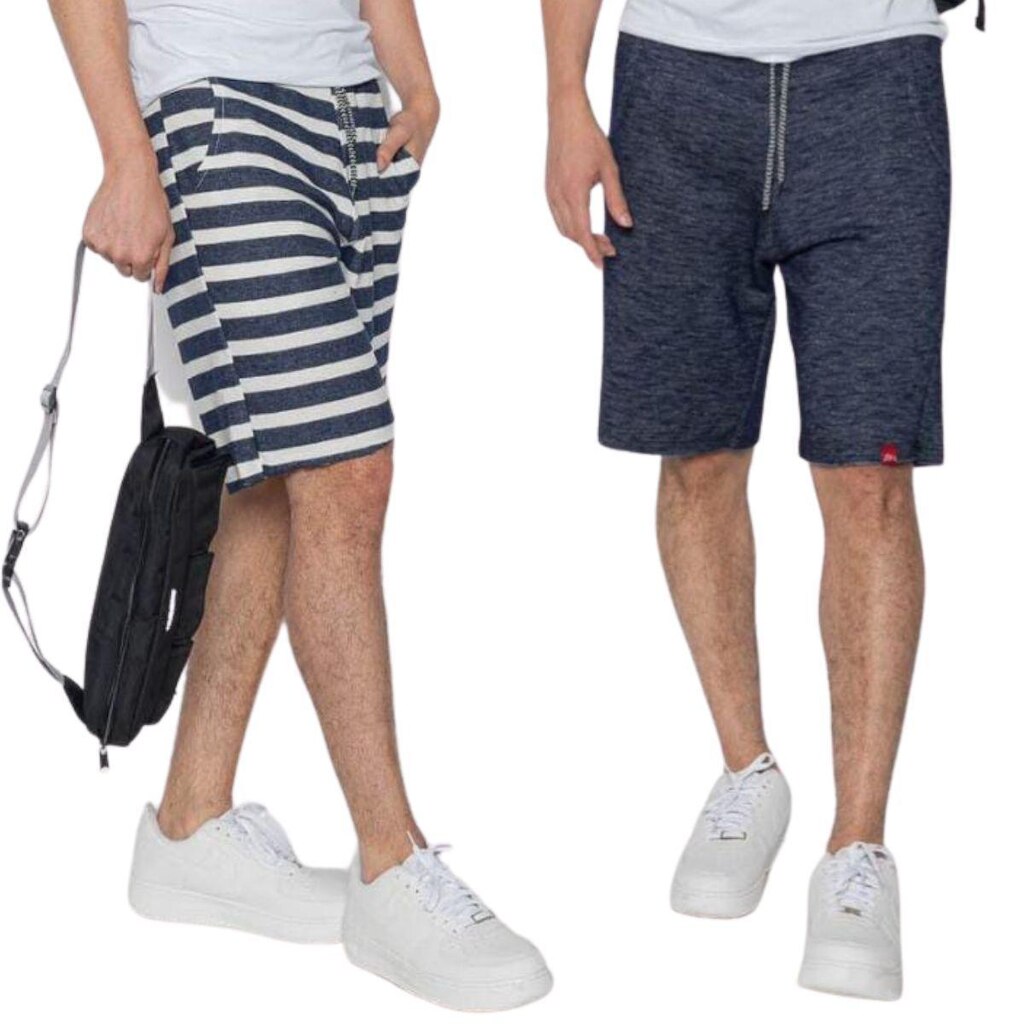 Kit 2 Bermudas Masculinas Moletinho Boen Jeans