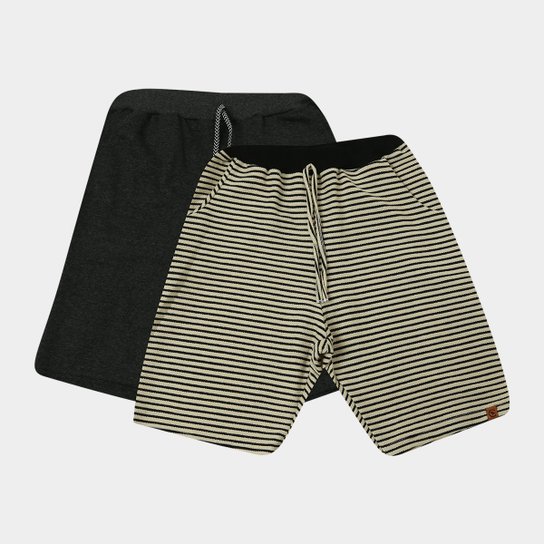 Kit 2 Bermudas Moletom Básicos Masculina - Preto é ruim? Kit 2 Bermudas Moletom Básicos Masculina - Preto é boa?