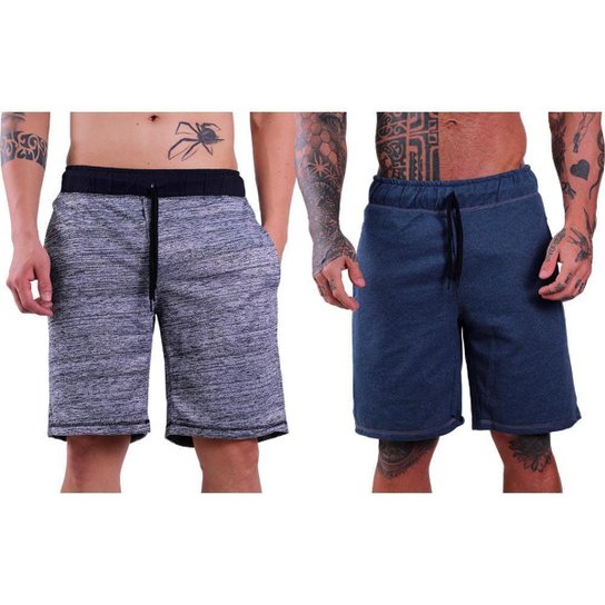 Kit 2 Bermudas Moletom e Moletinho MXD Conceito Cores Diversas Opções Básica FullPrint Sport Fit - Azul+Preto é ruim? Kit 2 Bermudas Moletom e Moletinho MXD Conceito Cores Diversas Opções Básica FullPrint Sport Fit - Azul+Preto é boa?